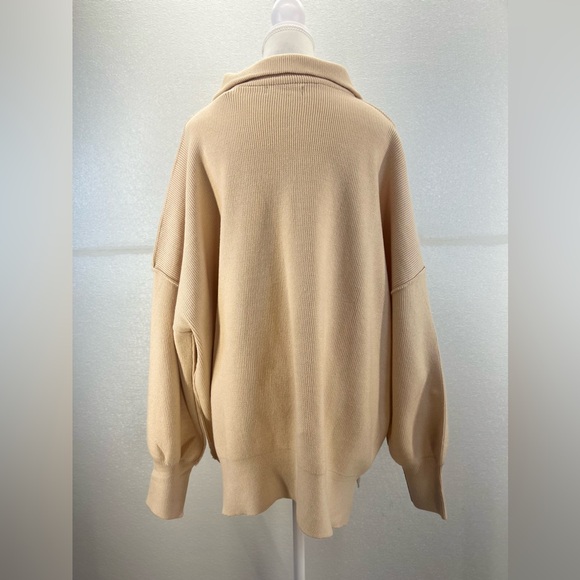 NWT Womens Long Sleeve Button Up Drop Shoulder Sweaters Fall Oversized - Picture 8 of 17